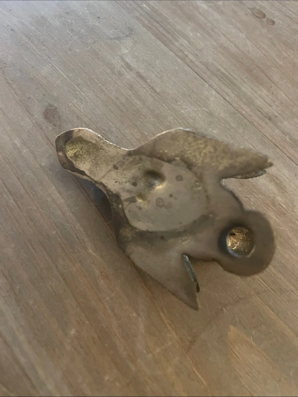 Decorative Brass Duck Wall Hook - Antique Brass Finish letter holder